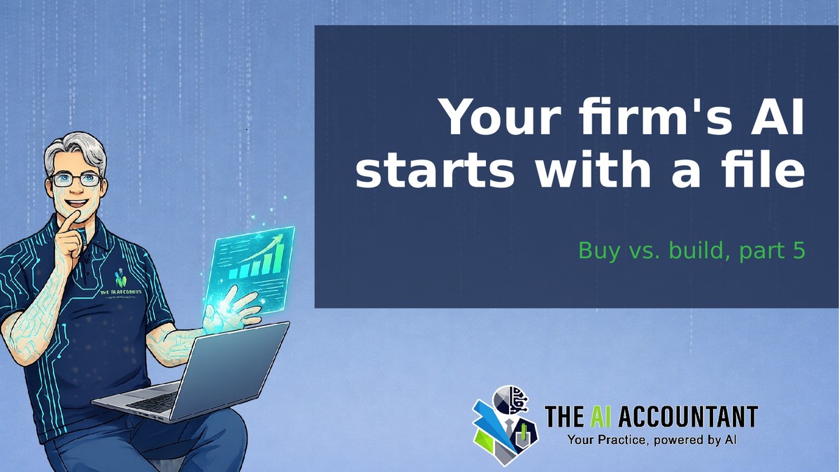 Should accounting firms train their own AI model? Buy vs. build, part 5