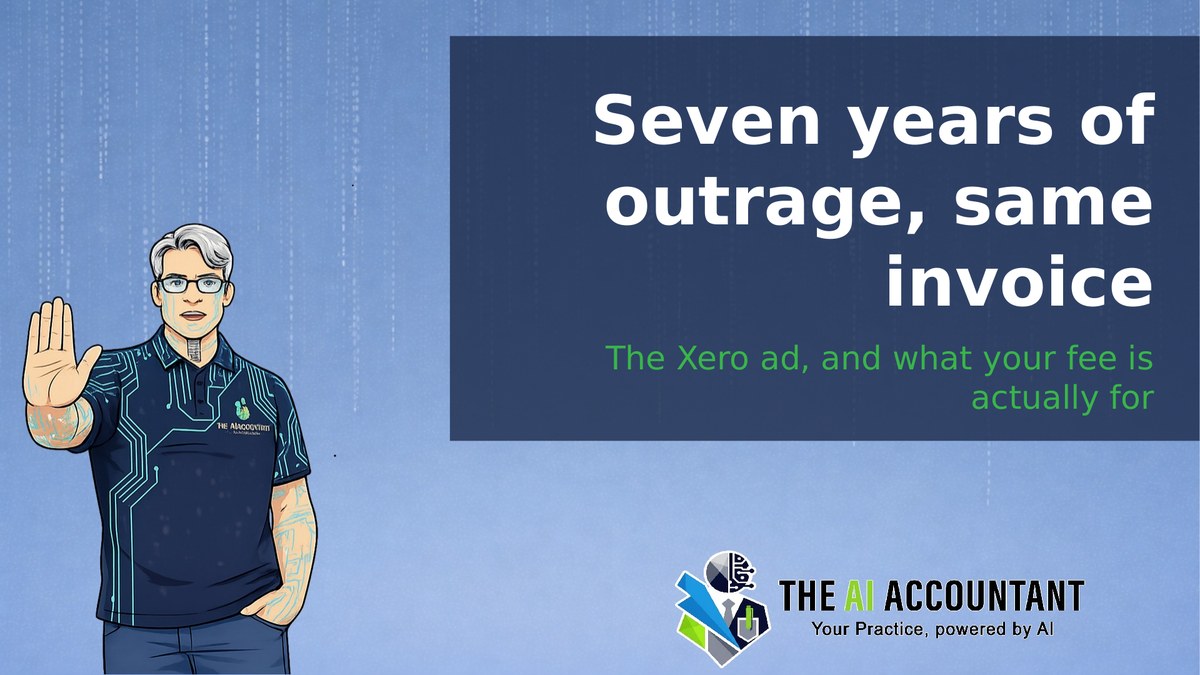 Can AI replace your accountant? Seven years of outrage and the invoice hasn't changed